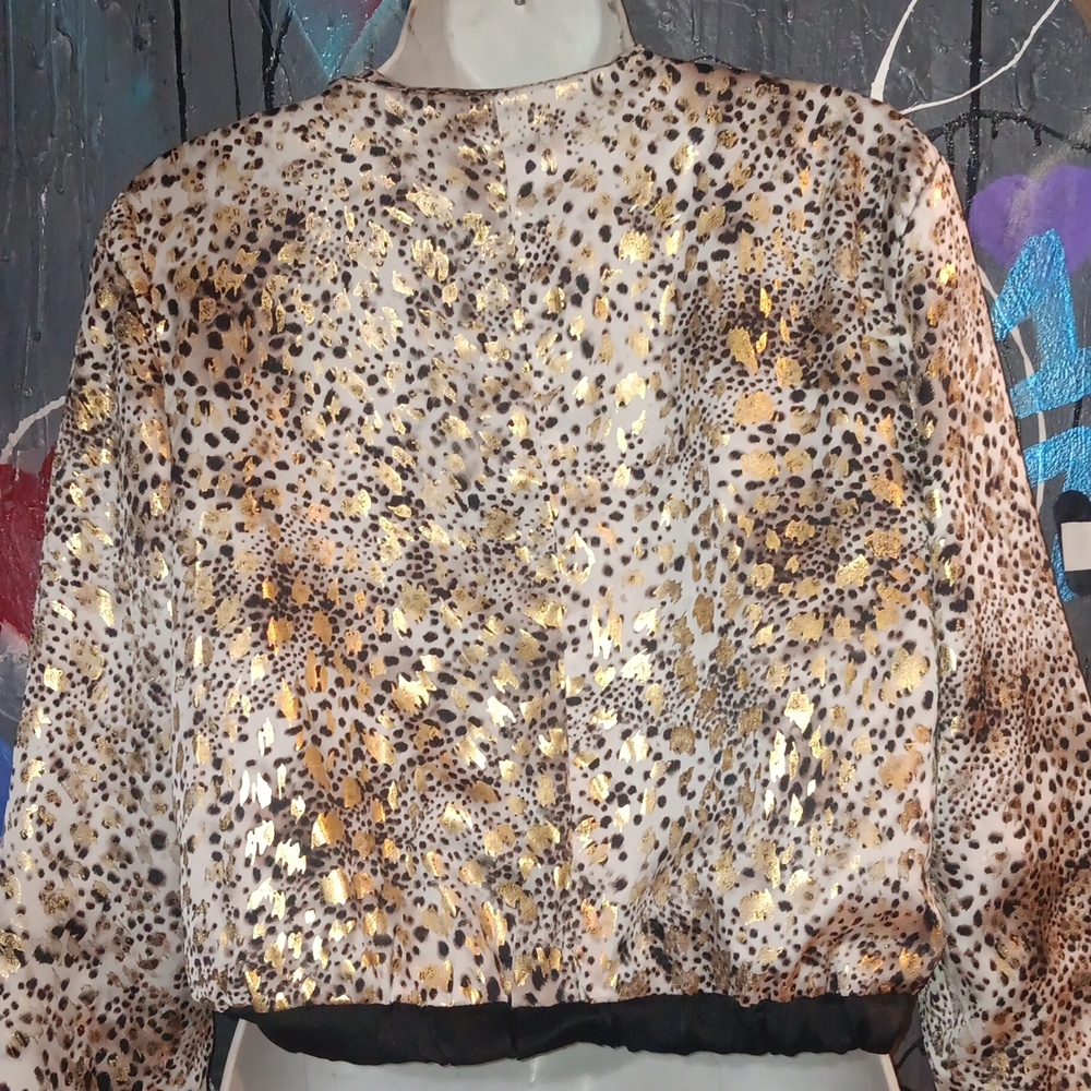 Leopard Print Women's Jacket - Picture 5 of 7